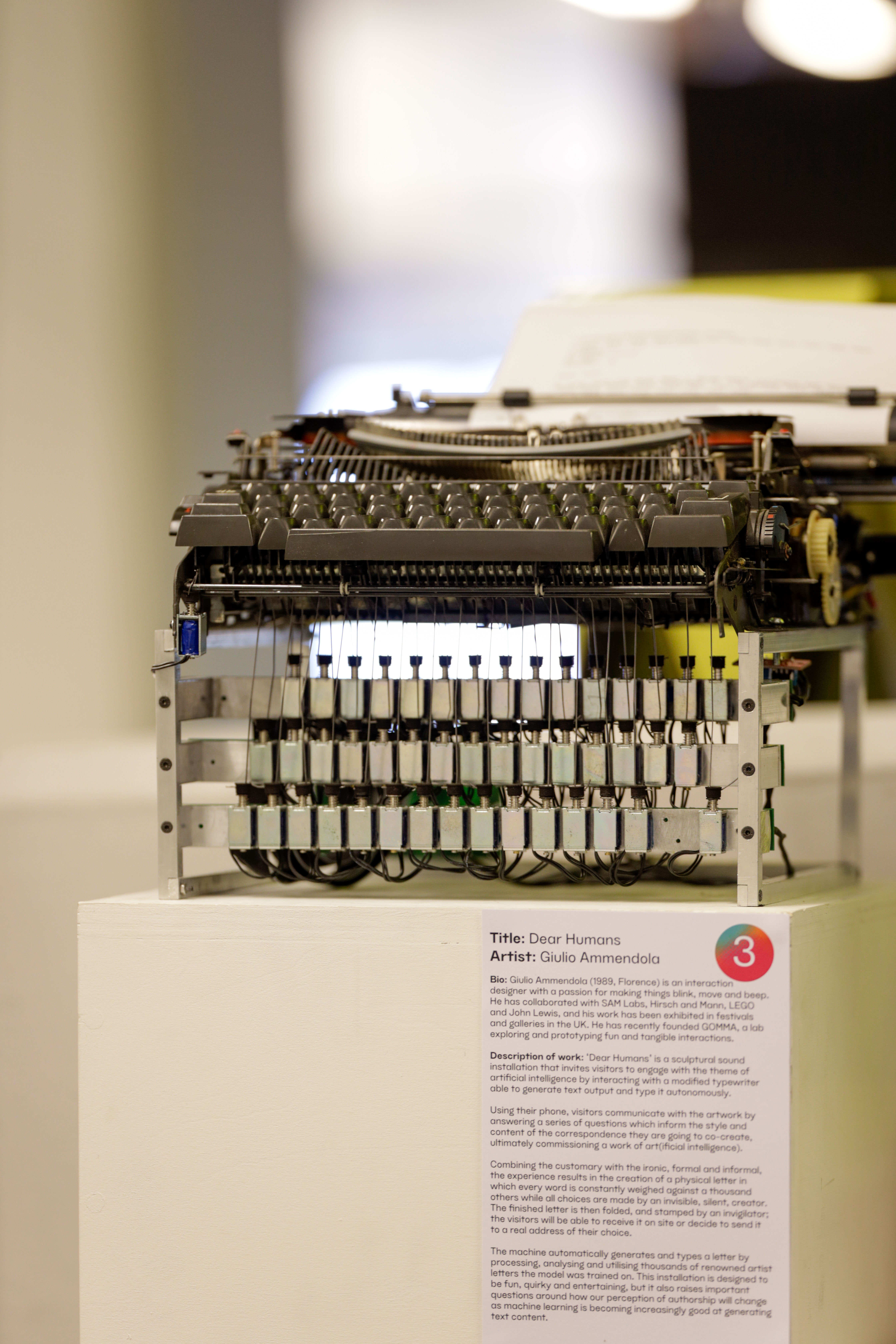 Dear Humans — Giulio Ammendola